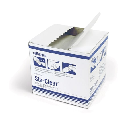 Anti-Fog Coating Lens Cleaning Tissues In Self-Dispensing Box, 1,000